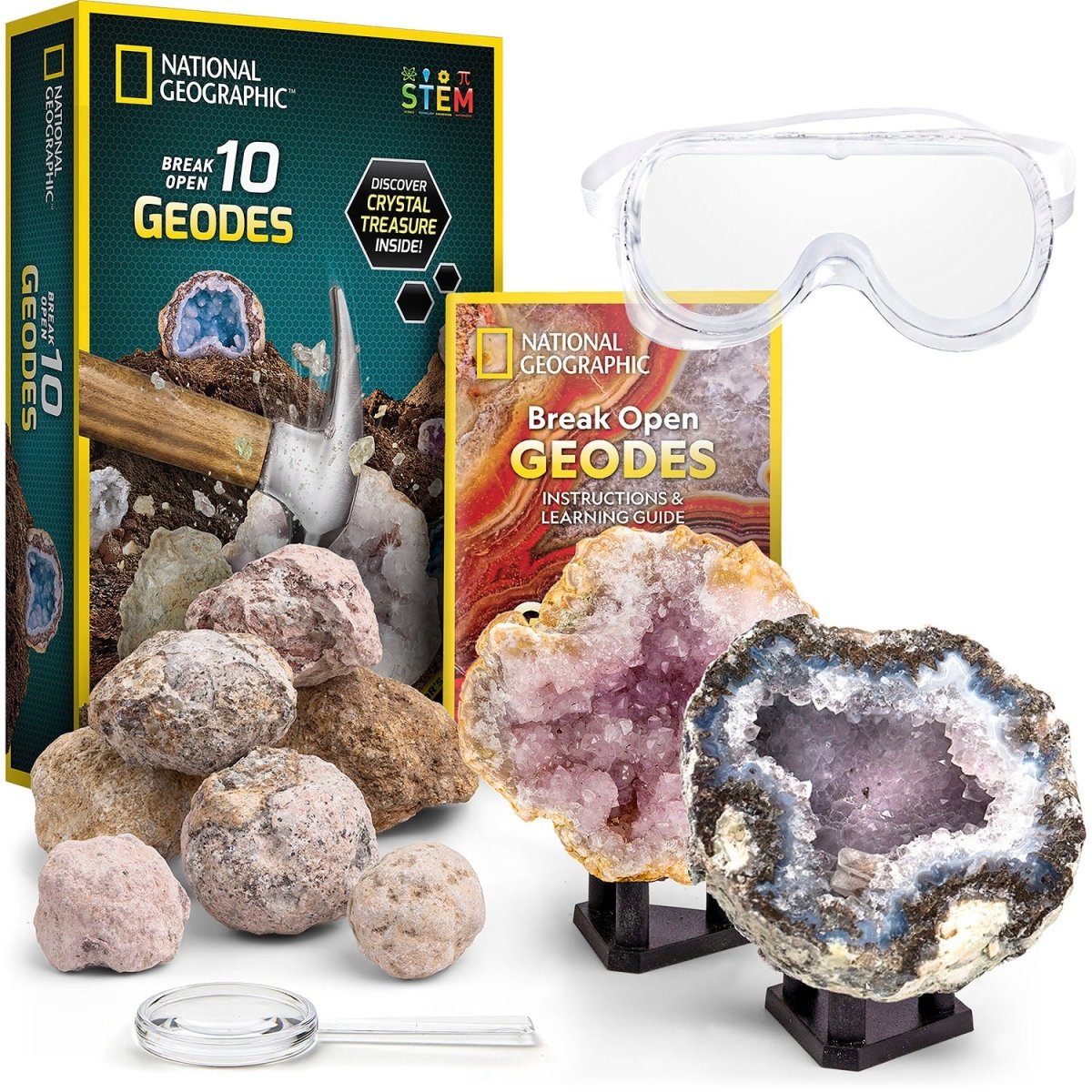 NG BREAK OPEN 10 GEODES - Premium for Kids in Qatar | Toysaro.com